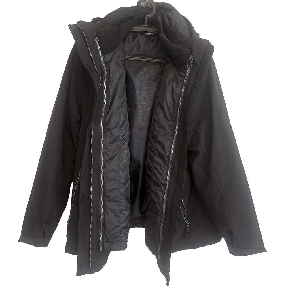 ZeroXposur Mesn 3-in-1 Zip Winter Coat Size XXL Removable Inner Coat Hooded